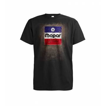 Musta DC Mopar Ruoste logo T-paita