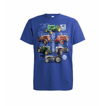 Royal Blue New Classic Tractors T-shirt