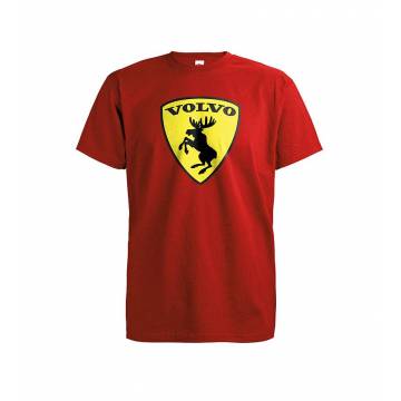 Red Volvo Moose T-shirt