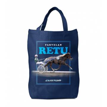 Navy Blue Parvelan Retu shopping bag