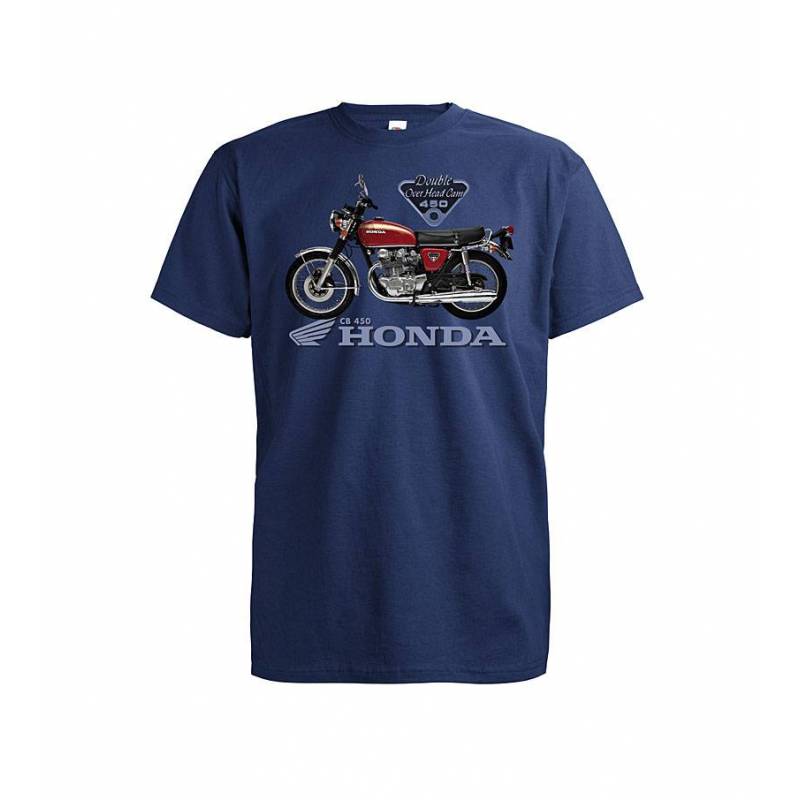 Navy Blue DC Honda CB 450 T-shirt