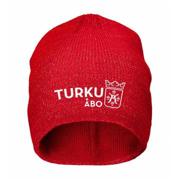 Red Turku coat of arms reflective Beanie