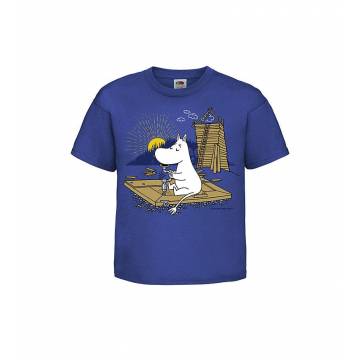 Royal Blue DC Moomin builds Kids T-shirt