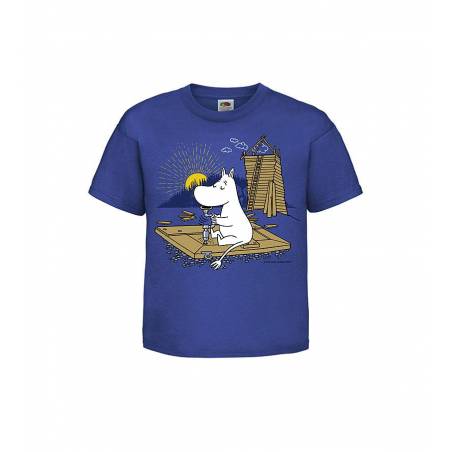 Royal Blue DC Moomin builds Kids T-shirt