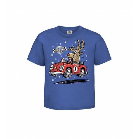 Royal Blue Rally reindeer, Lapland Kids T-shirt