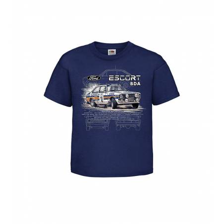 Navy Blue Escort BDA Kids T-shirt