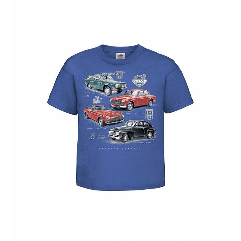 Royal Blue DC Classic Volvo Kids T-shirt