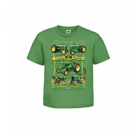 Kelly Green John Deere Kids T-shirt