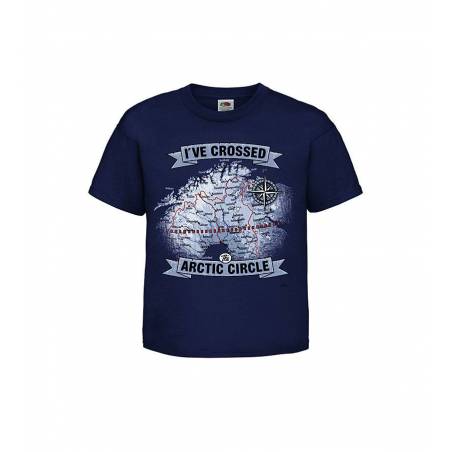 Deep Navy I´ve crossed the Arctic Circle Kids T-shirt