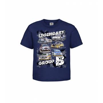 Navy Blue DC Group B Kids T-shirt