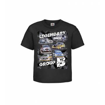 Black DC Group B Kids T-shirt