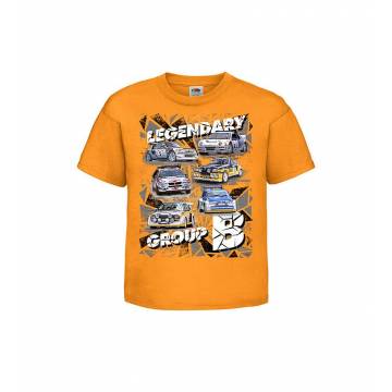 Orange DC Group B Kids T-shirt