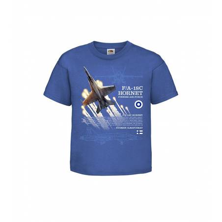 Royal Blue F/A-18 Hornet Kids T-shirt