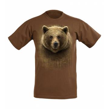 Chocolate DC Bear head Ruka Finland T-shirt