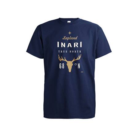 Syvänsininen DC Inari - True North T-paita