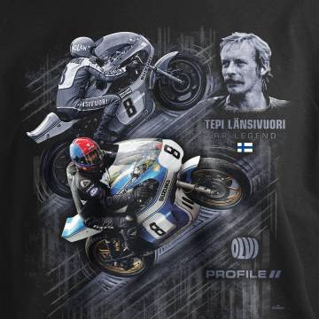 Black Teuvo Länsivuori RR Legend T-shirt