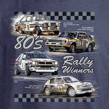 DC 80´s Rally Winners T-shirt