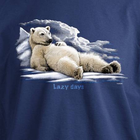 Lazy days jääkarhu T-paita