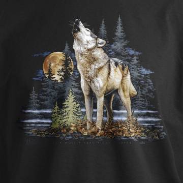 Howling wolf T-shirt