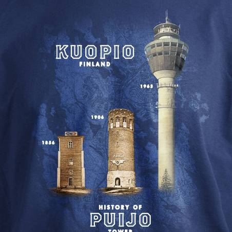 DC History of Puijo tower, Kuopio T-paita