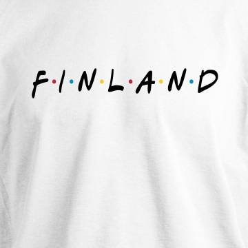 White DC Finland Friends T-shirt