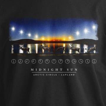 DC Midnight Sun, clock T-shirt