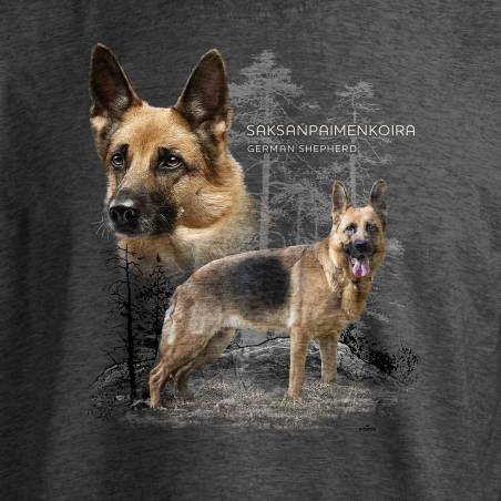 DC German shepherd T-shirt