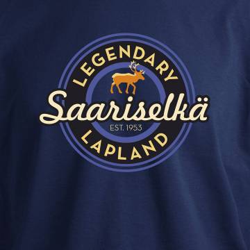 Syvänsininen Legendary Saariselkä T-paita