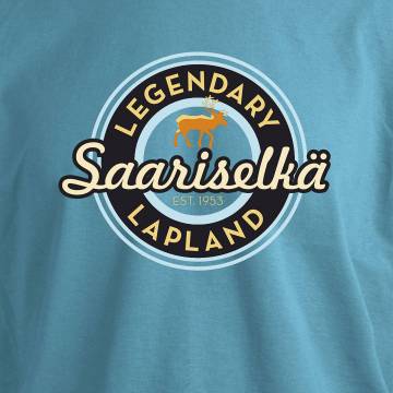 Azure sininen Legendary Saariselkä T-paita