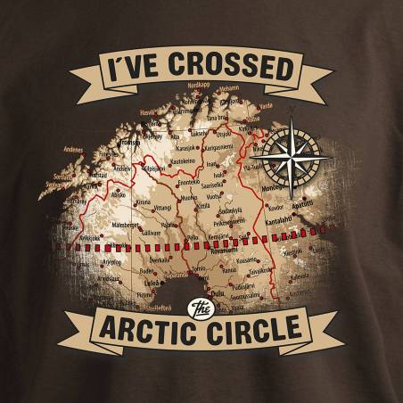 Chocolate I´ve crossed the Arctic Circle T-shirt