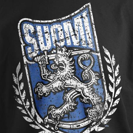 DC Suomi Lion and sprigs T-shirt