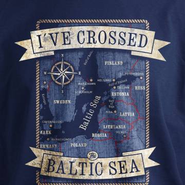 I´ve crossed the Baltic Sea T-paita