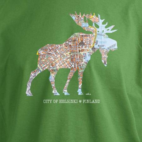 DC Moose and Helsinki map T-shirt