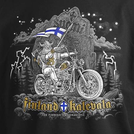 DC Kalevala Suomi Prätkä T-Paita