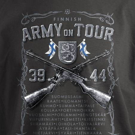 DC Finnish army on tour 39-44 T-shirt