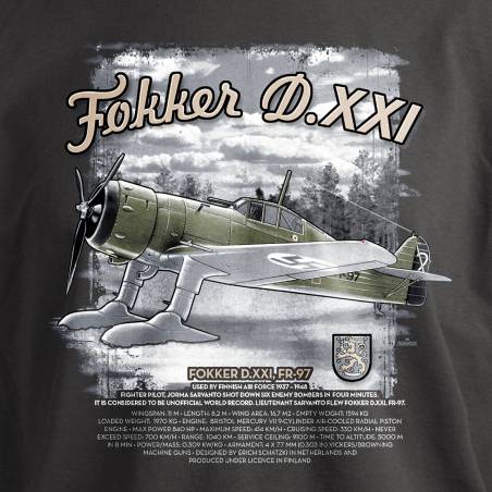 Fokker on airfield T-shirt