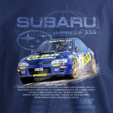DC Subaru Impreza T-paita