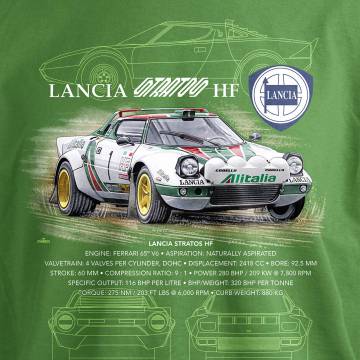 Kelly Green DC Lancia Stratos T-shirt