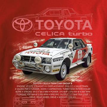 DC Toyota Celica T-shirt