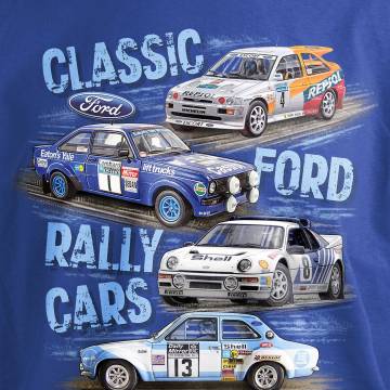 DC Classic Ford Rallycars T-paita