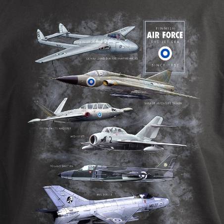 DC Finnish Air Force, Jet Era T-paita