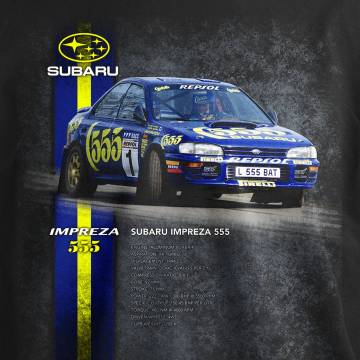DC Subaru Impreza 555 T-shirt