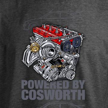 Tumma meleerattu harmaa DC New Cosworth T-paita