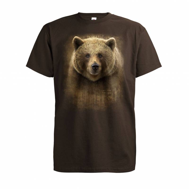Chocolate DC Bear head Lapland Finland T-shirt