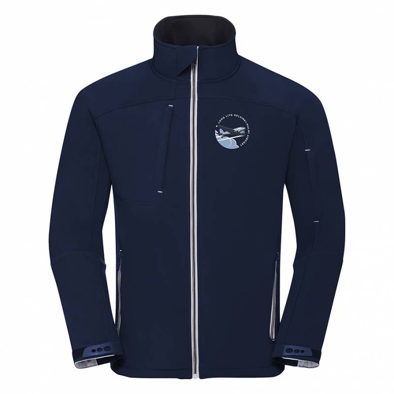 Navy Blue Long Live Malmi Softshell Jacket