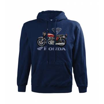 Tummansininen DC Honda CB 450 Huppari