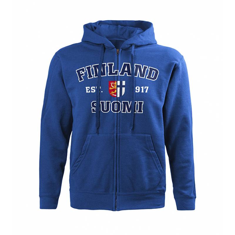 Royal Blue DC Finland - Suomi Hooded jacket