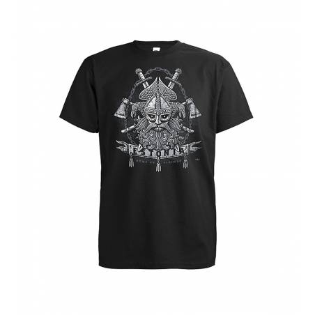 Black DC Home of Vikings ESTONIA T-shirt