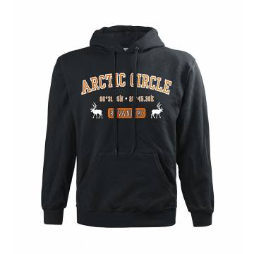 Musta Arctic Circle Huppari Teksti