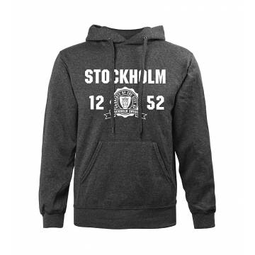 Dark melange gray Stockholm est. 1252 Hoodie